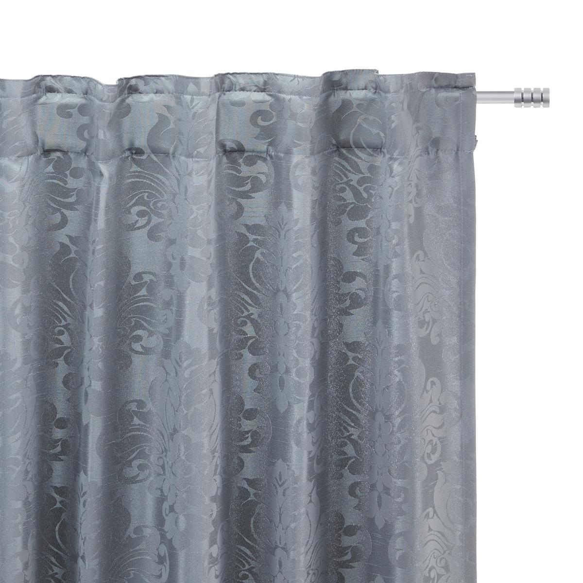 Fertigvorhang Charles Grau ca. 140x245cm - Grau, LIFESTYLE, Textil (140/245cm) - Modern Living