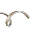 LED-HÄNGLAMPA CHAMO - champagne, Modern, metall/plast (90/18/150cm) - Mömax