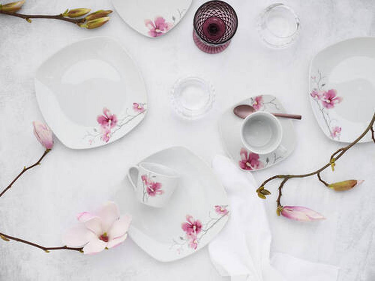 Kavni Servis Amelie Aiko, 18-Delni - bela, Trend, keramika - Creatable