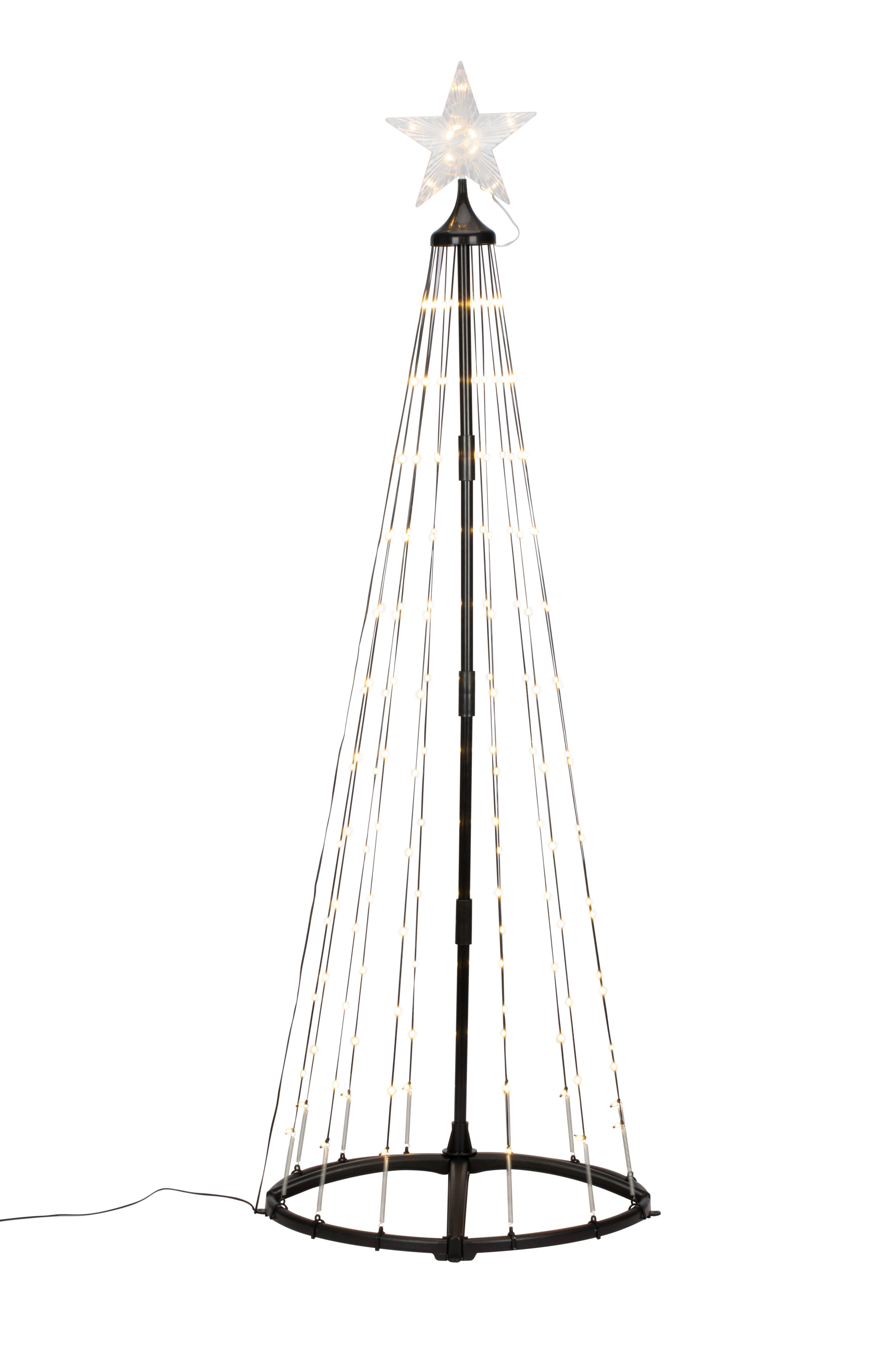 LED-Dekoleuchte Eran Schwarz max. 3,6 Watt - Schwarz, MODERN, Kunststoff/Metall (150cm) - Mömax