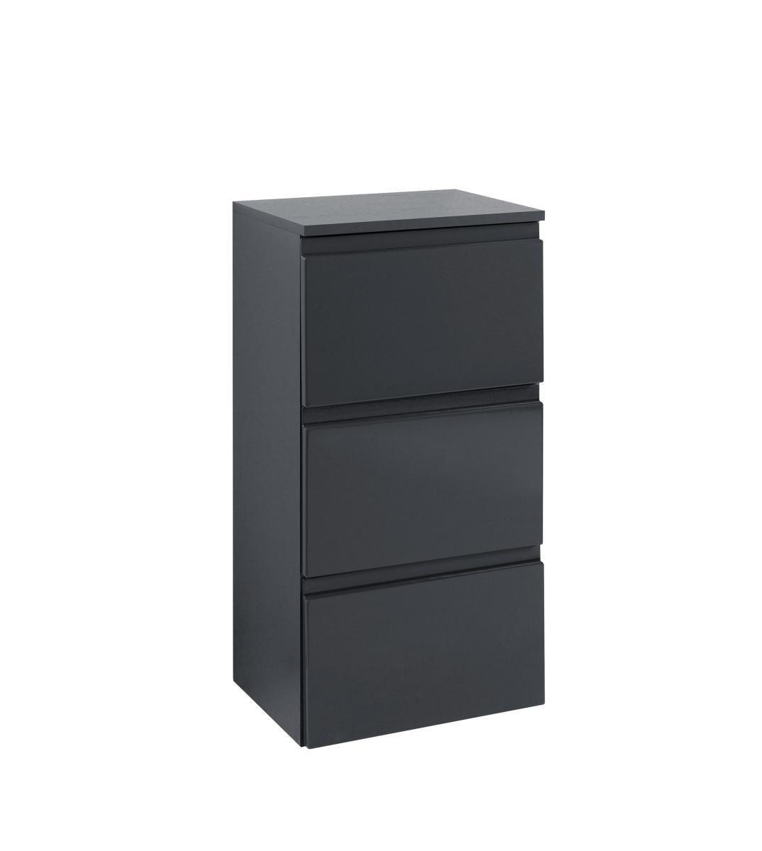 Unterschrank in Grau 'Cardiff' - Grau, Design, Holzwerkstoff (40/79/35cm) - Held