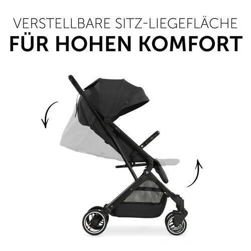 WÓZEK SPACEROWY 16014 TRAVEL N CARE - czarny, Basics, metal (86/50/104cm) - Hauck