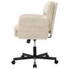 SNURRSTOL LENI - beige/svart, Design, metall/trä (73/87-97/68cm) - Mömax