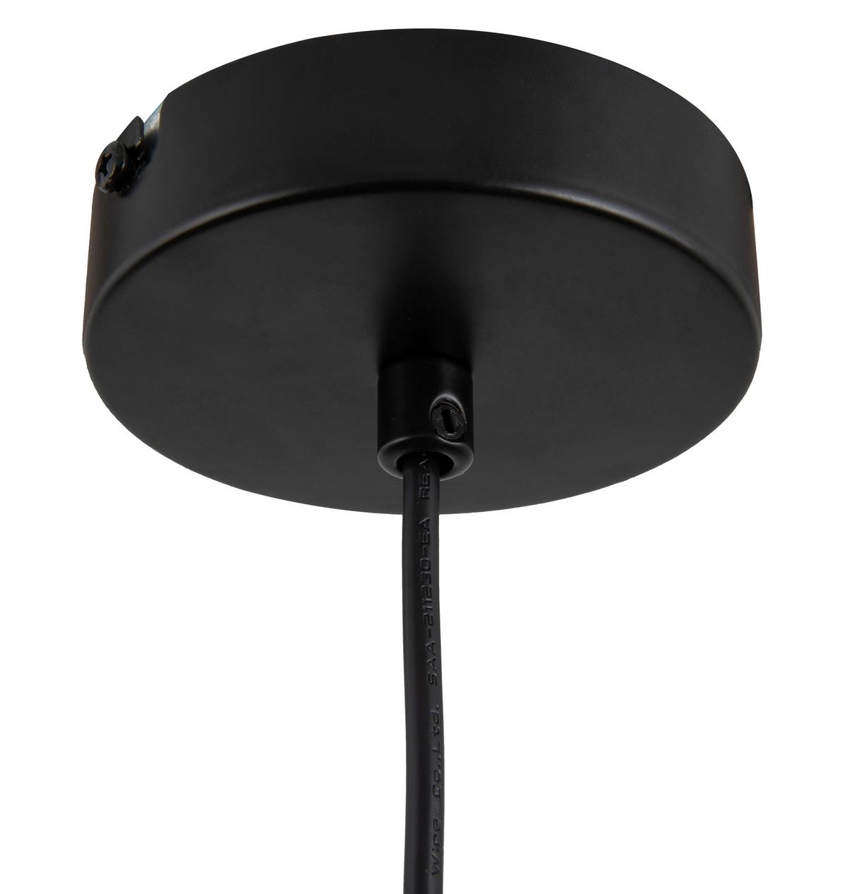 LAMPA WISZĄCA SALOME - czarny, Trend, metal (20/130cm) - Novel