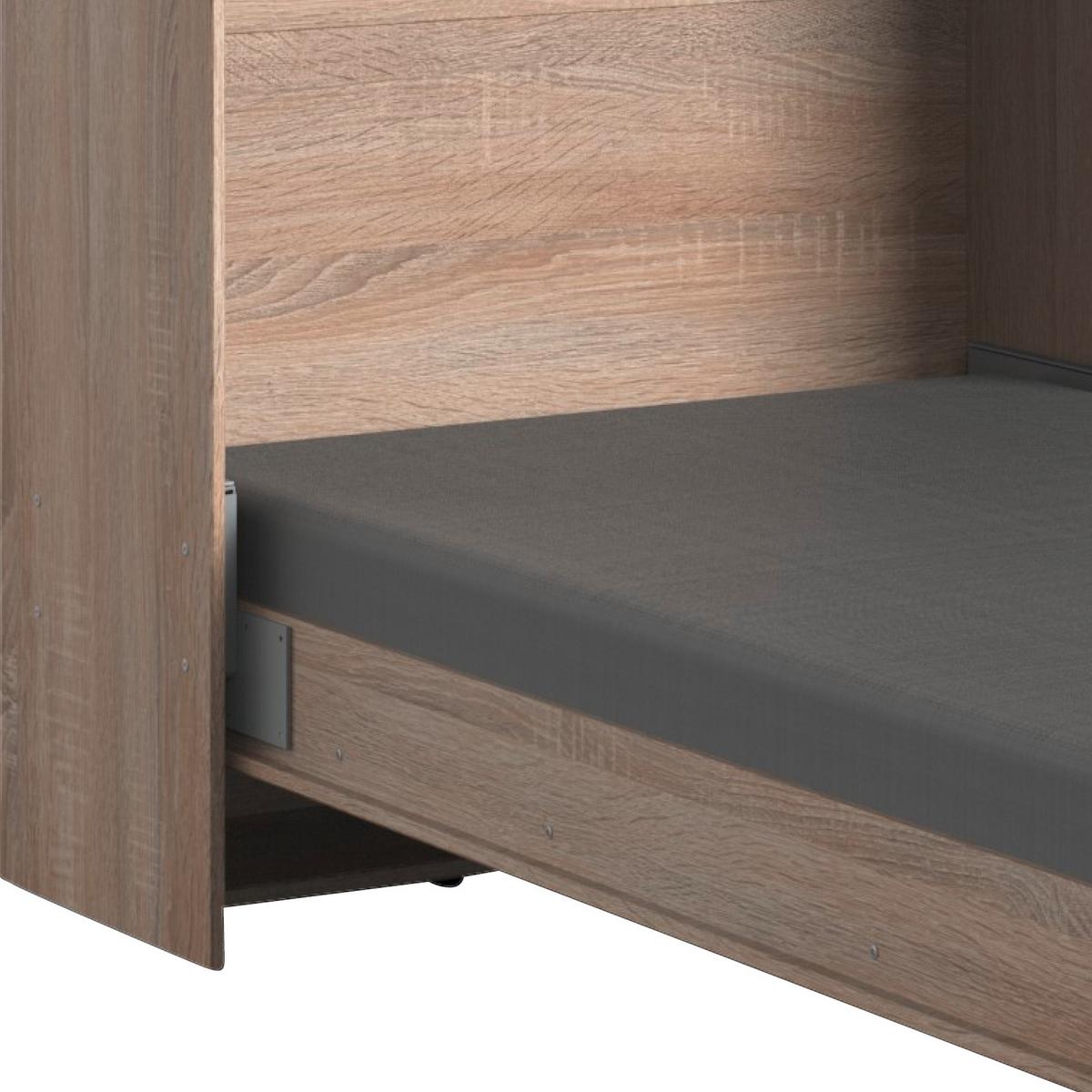 Klappbett Juist ca. 90x200 cm Eiche - Eichefarben, KONVENTIONELL, Holz/Holzwerkstoff (90/200cm) - MID.YOU