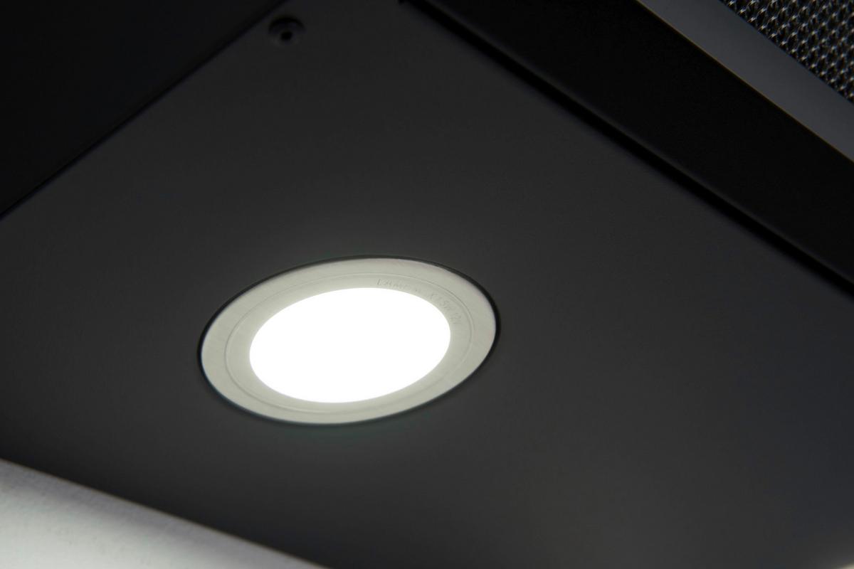 Kuhinjska Napa Skala, 60cm - črna, Trend, kovina/steklo (59,5/74,2-109,2/38,5cm) - Respekta