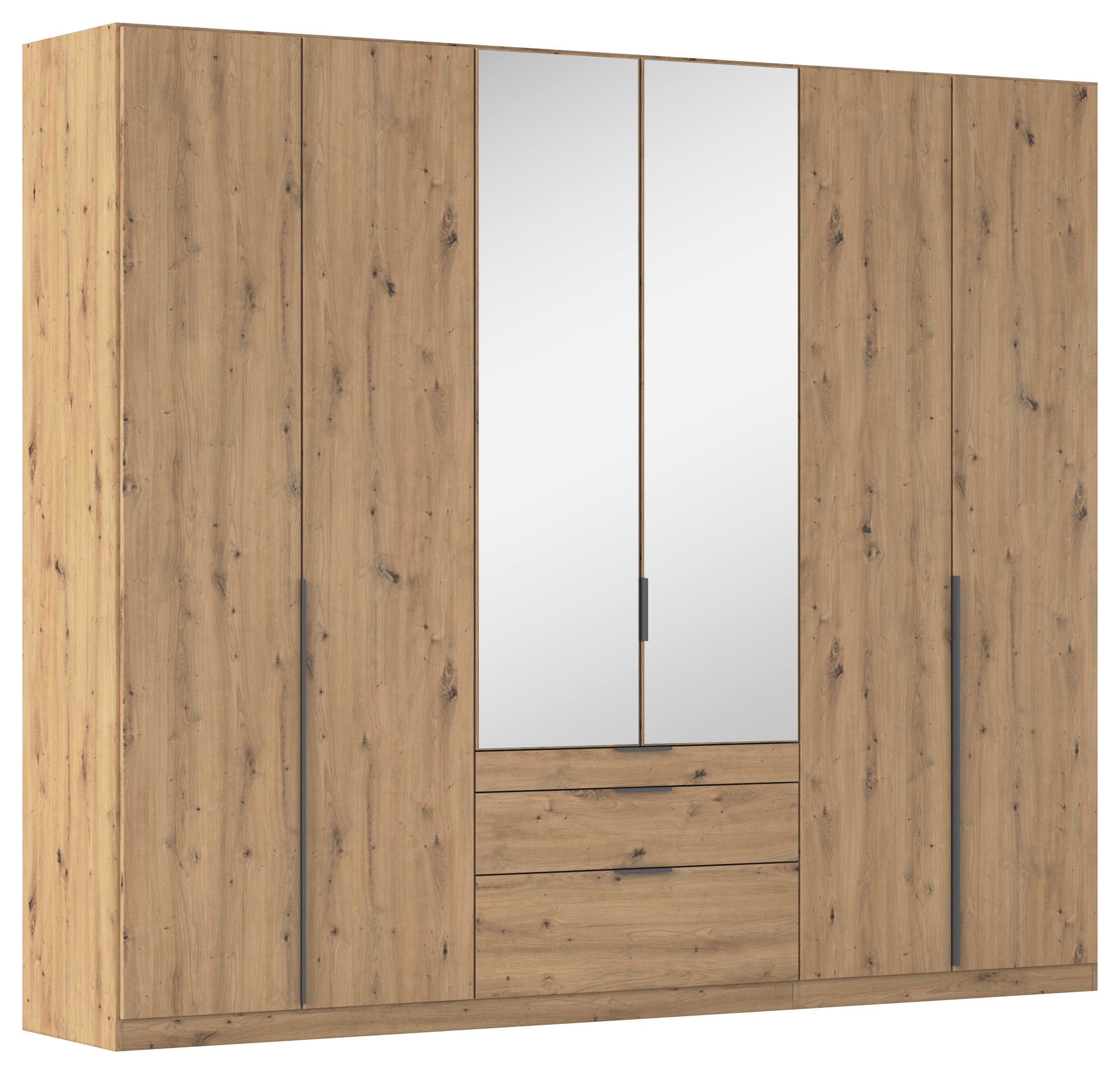 Ormar S Klasičnim Vratima Alabama - siva/srebrne boje, Moderno, drvni materijal/metal (271/229/54cm) - Modern Living