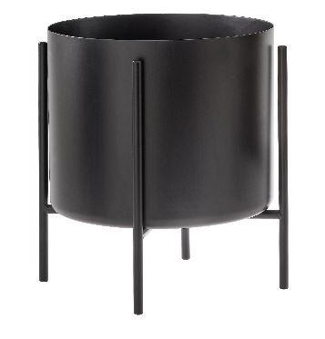 DONICA FLP-102 SET OF 2 - czarny, Basics, metal (26,5/28,5cm) - Ambia Home