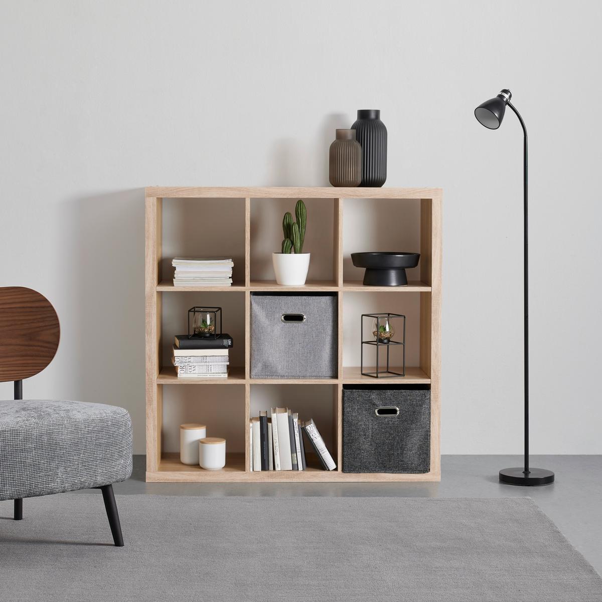 Predelna Stena Style - hrast sonoma, Moderno, leseni material (112/112/38cm) - Mömax