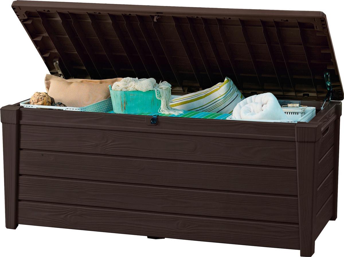Párnatartó Láda Brightwood 455 L - barna, műanyag (145/69.7/60.3cm) - Mömax