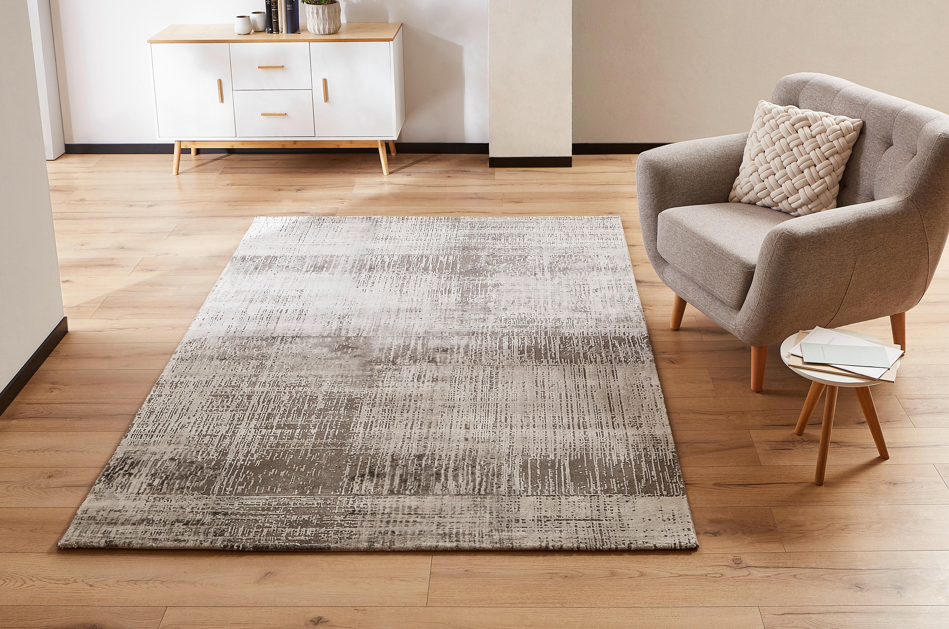 DYWAN VINTAGE MALAGA - szary, Design, tkanina (133/190cm) - Novel