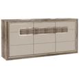 Kredenac Tiziano - siva/boje hrasta, Modern, staklo/drvni materijal (193,8/91,4/43,5cm) - Mömax modern living Kredenac Tiziano - siva/boje hrasta, Modern, staklo/drvni materijal (193,8/91,4/43,5cm) - Mömax modern living