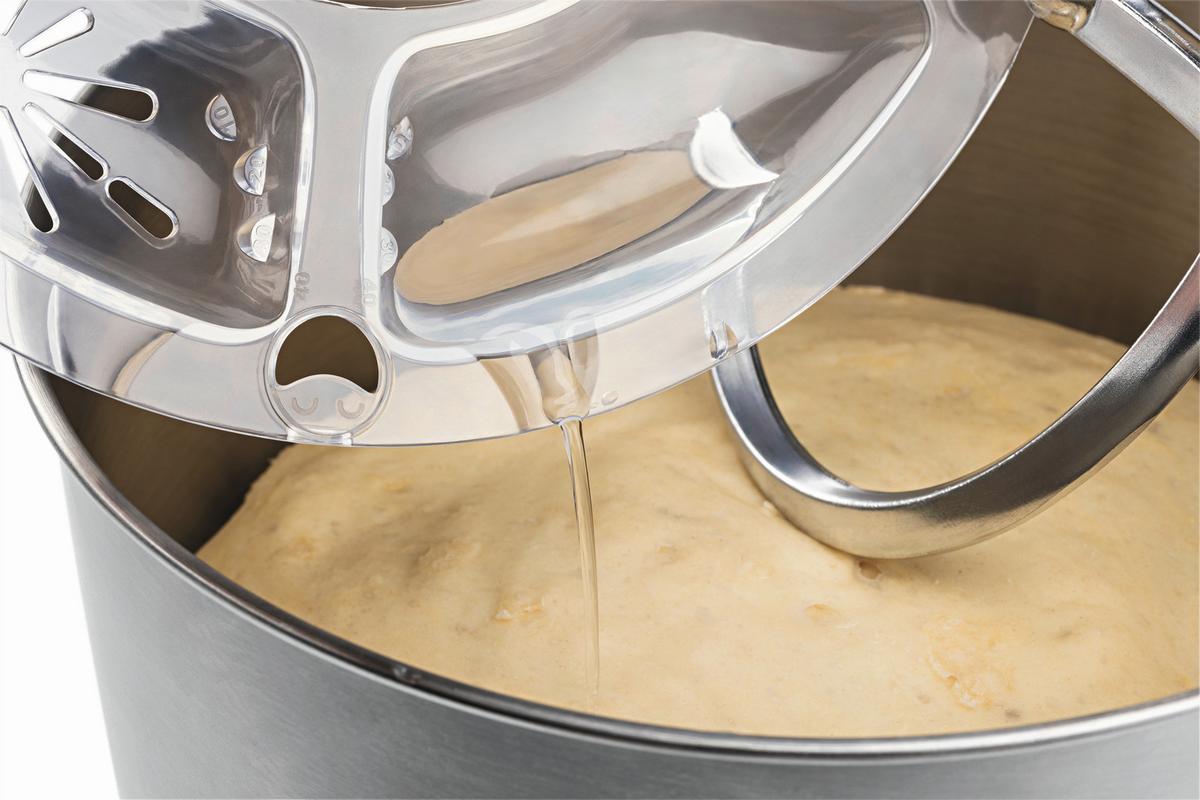 Küchenmaschine Gourmetmaxx Schwarz/Edelstahlf. max. 1500W - Edelstahlfarben/Schwarz, Basics, Kunststoff/Metall (36/22,5/39cm)