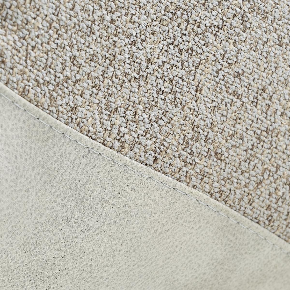 KRZESŁO Z PODŁOKIETNIKAMI RINCON - kolor dębowy/kremowy, Design, tkanina/drewno (58/83/59cm) - Linea Natura