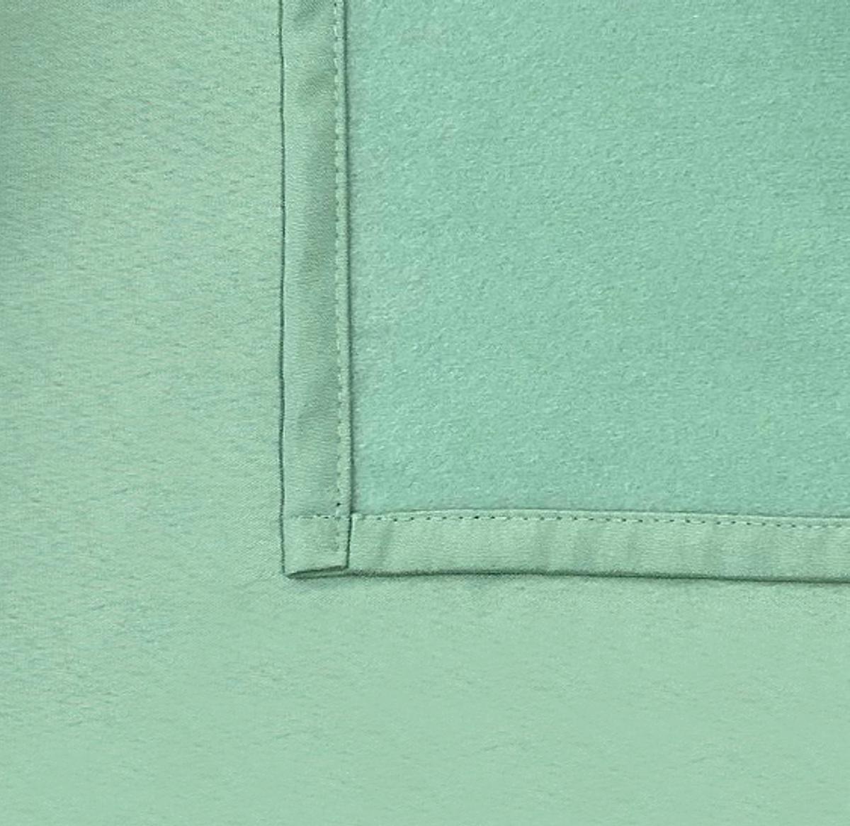 Wärmeschutzvorhang Eskimo Mintgrün ca. 135x145cm - Mintgrün, Basics, Textil (135/145cm) - Schmidt W. Gmbh