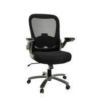 Pisarniški Stol Instructor T I, Črna - srebrne barve/črna, Basics, kovina/umetna masa (75/122/68cm) - MID.YOU