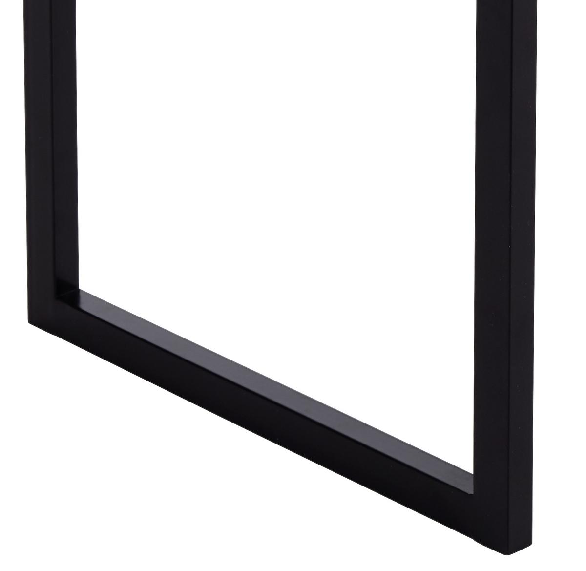 SZAFKA NOCNA INDUSTRY - czarny, Modern, materiał drewnopochodny/metal (41/60/30cm) - Livetastic