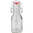 Universalflasche Swing aus Glas mit ca. 0,125l - Transparent, Glas (4,8/15/4,8cm) - MÖMAX modern living