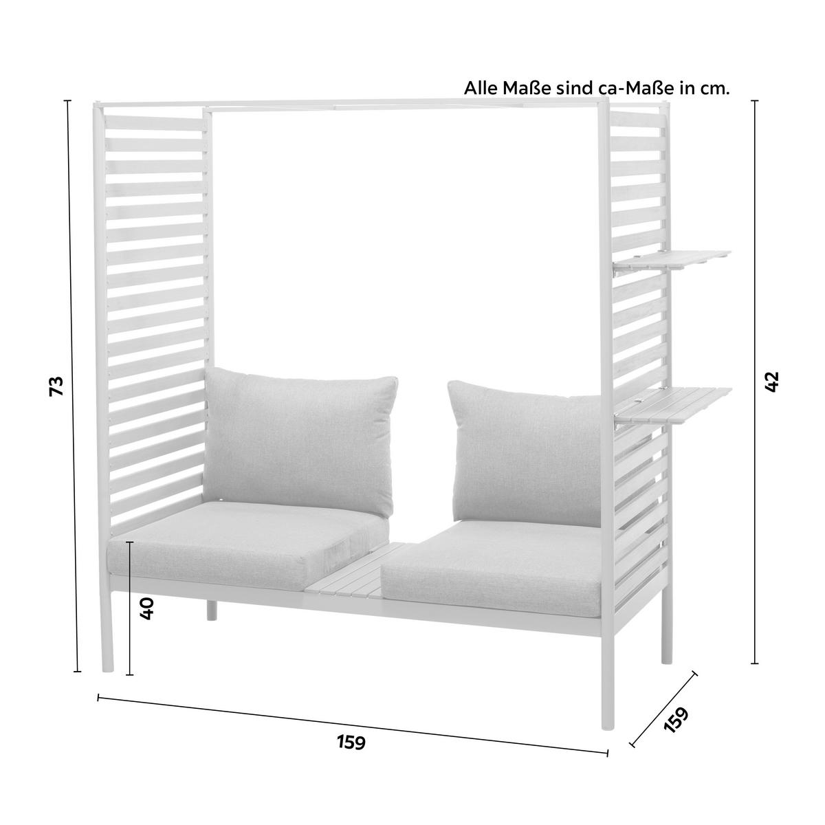 Loungesofa Renate Hellgrau - Hellgrau, MODERN, Holz/Textil (169/170/76,9cm) - Mömax