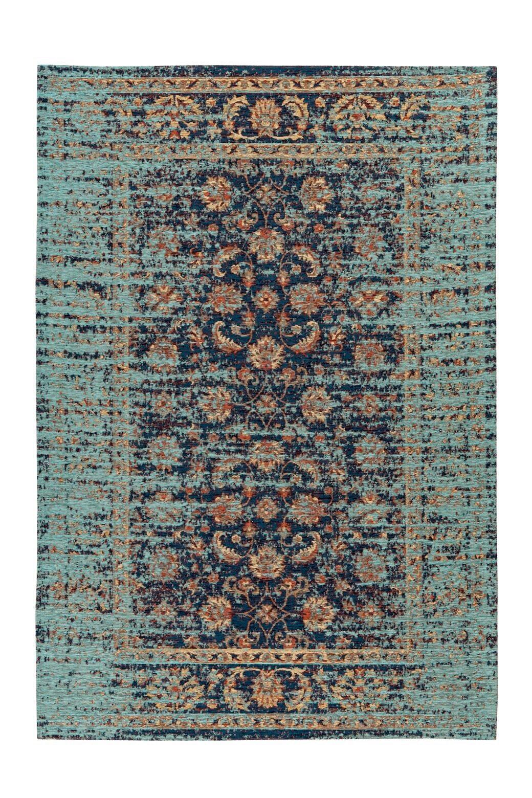TEPPICH CHARME 225 MULTI / BLEU - Blau/Multicolor, Konventionell, Textil (200/290cm) - Kayoom