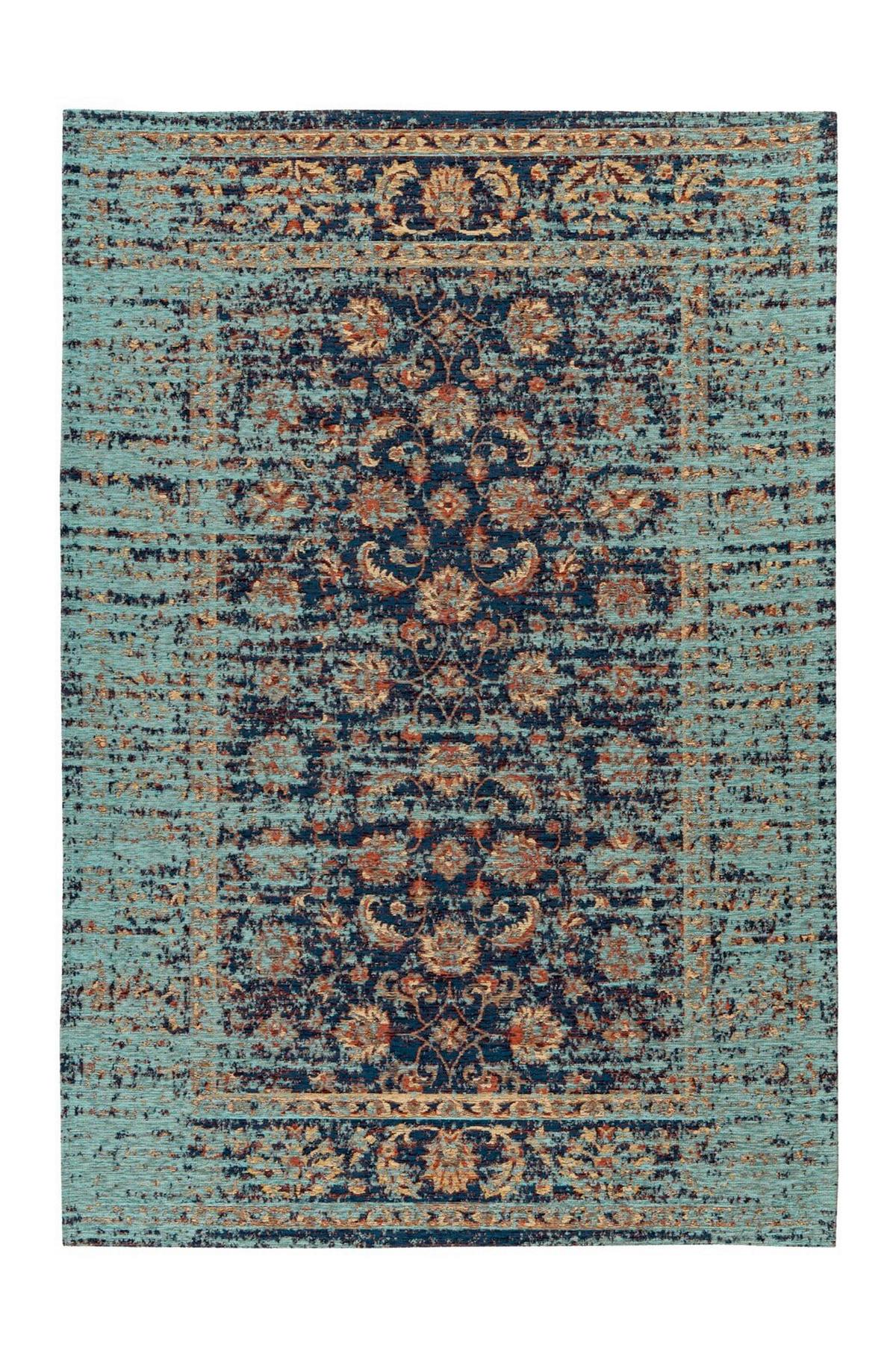 TEPPICH CHARME 225 MULTI / BLEU - Blau/Multicolor, Konventionell, Textil (200/290cm) - Kayoom