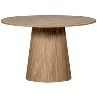 Esstisch Maan Walnussfarben - Walnussfarben, Design, Holzwerkstoff (120/120/75cm) - Livetastic