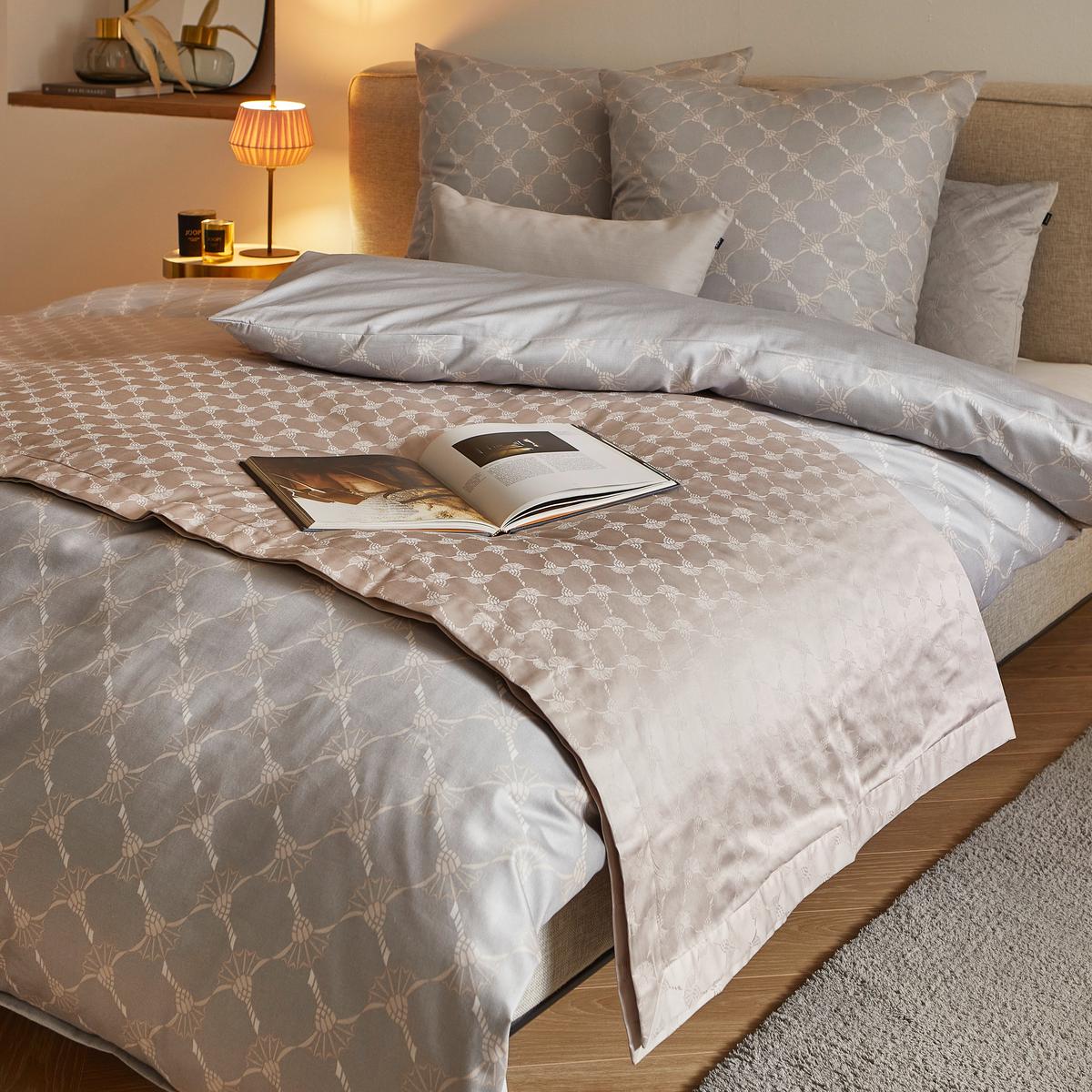 PLED JOOP! CORNFLOWER PLAID - kolor piaskowy, Design, tkanina (150/210cm) - Joop!