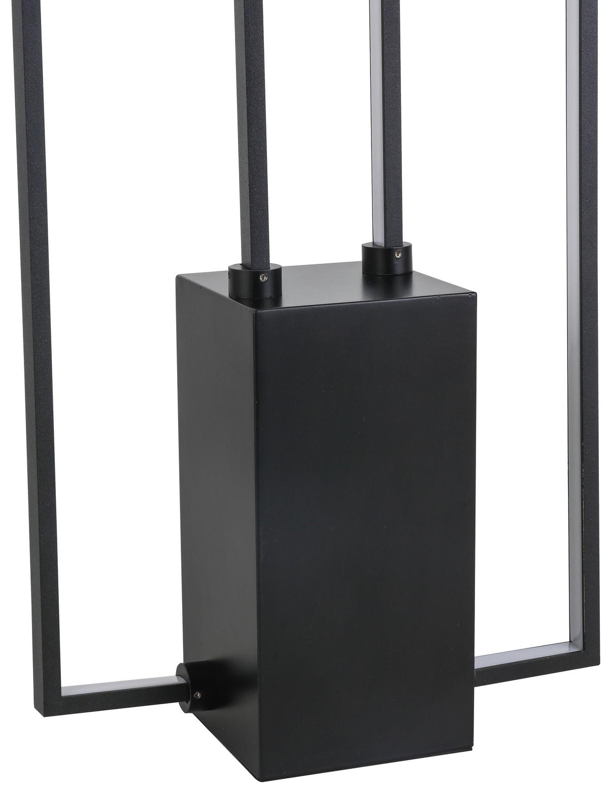 Led Állólámpa Aveline - fekete, Modern, műanyag/fém (24/10/138cm) - Premium Living