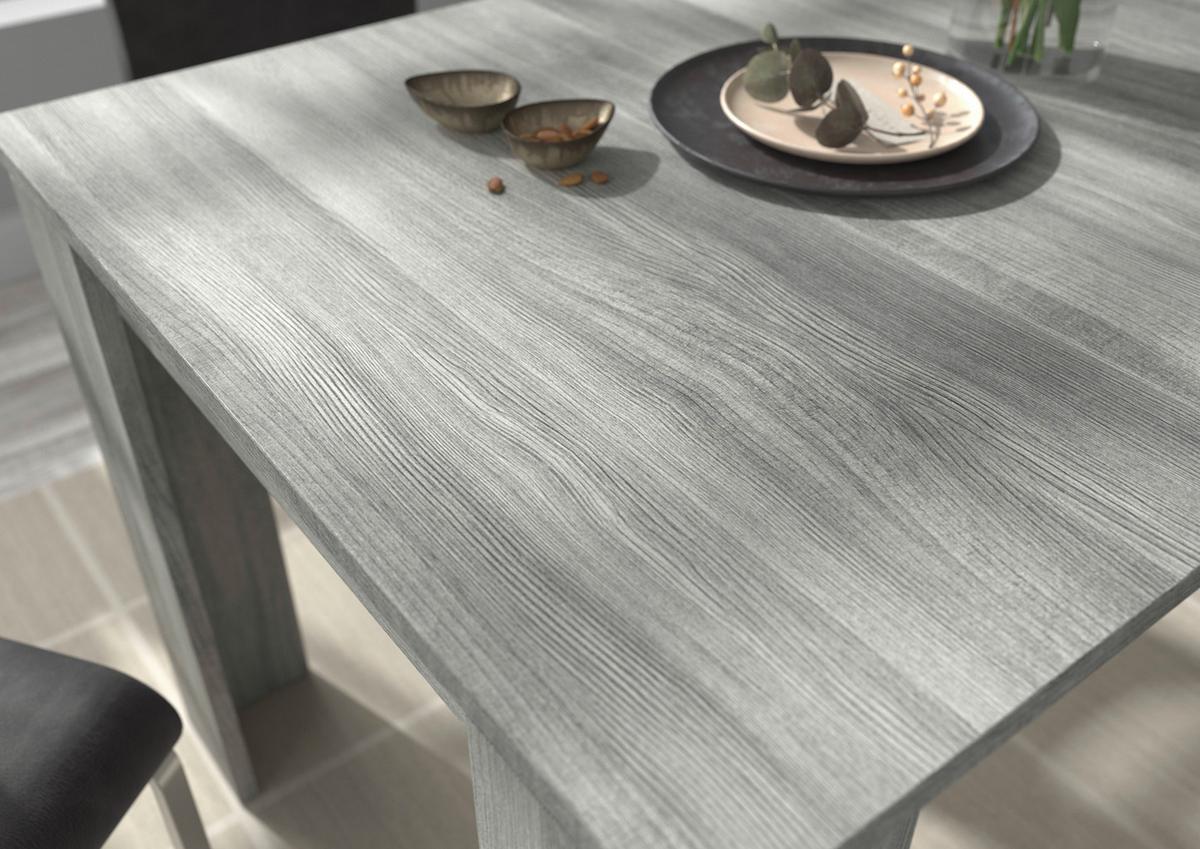 Esstisch Titan ca. 160x90x76 cm Rauchsilber - Design, Holzwerkstoff (160/90/76cm) - MID.YOU