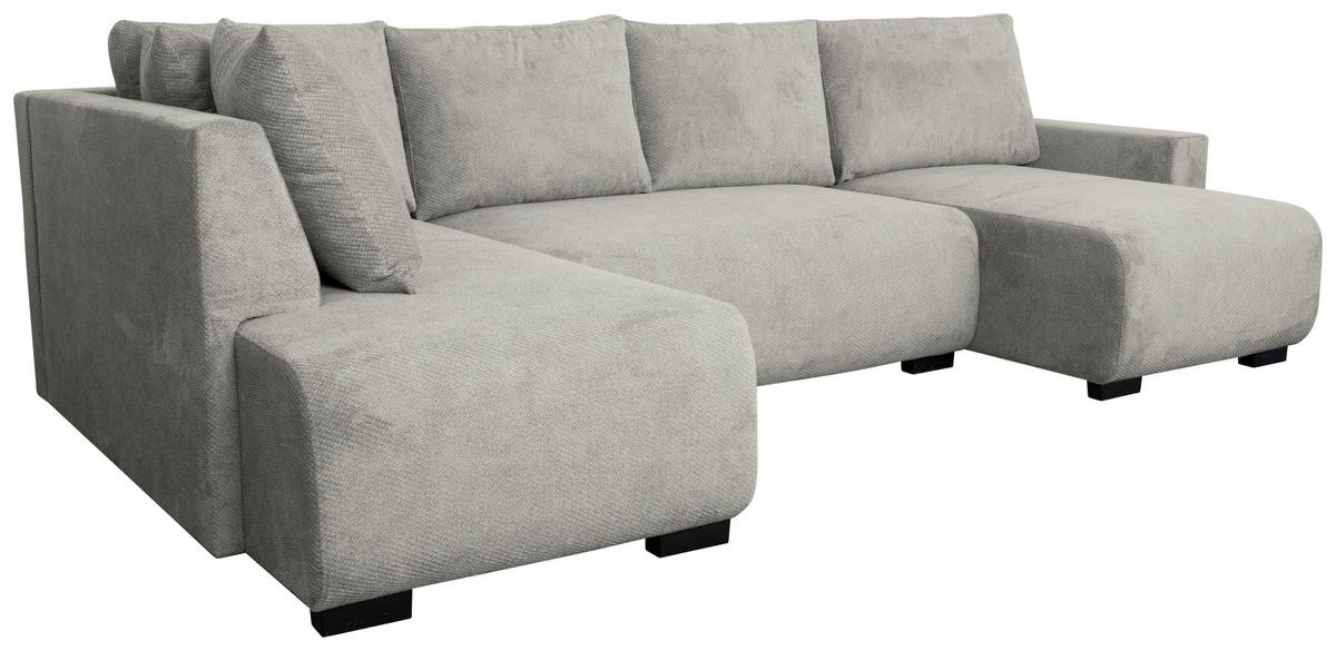 Canapea modulara VERONICE - albastru/gri deschis, Trend, textil (171/313/141cm) - Modern Living