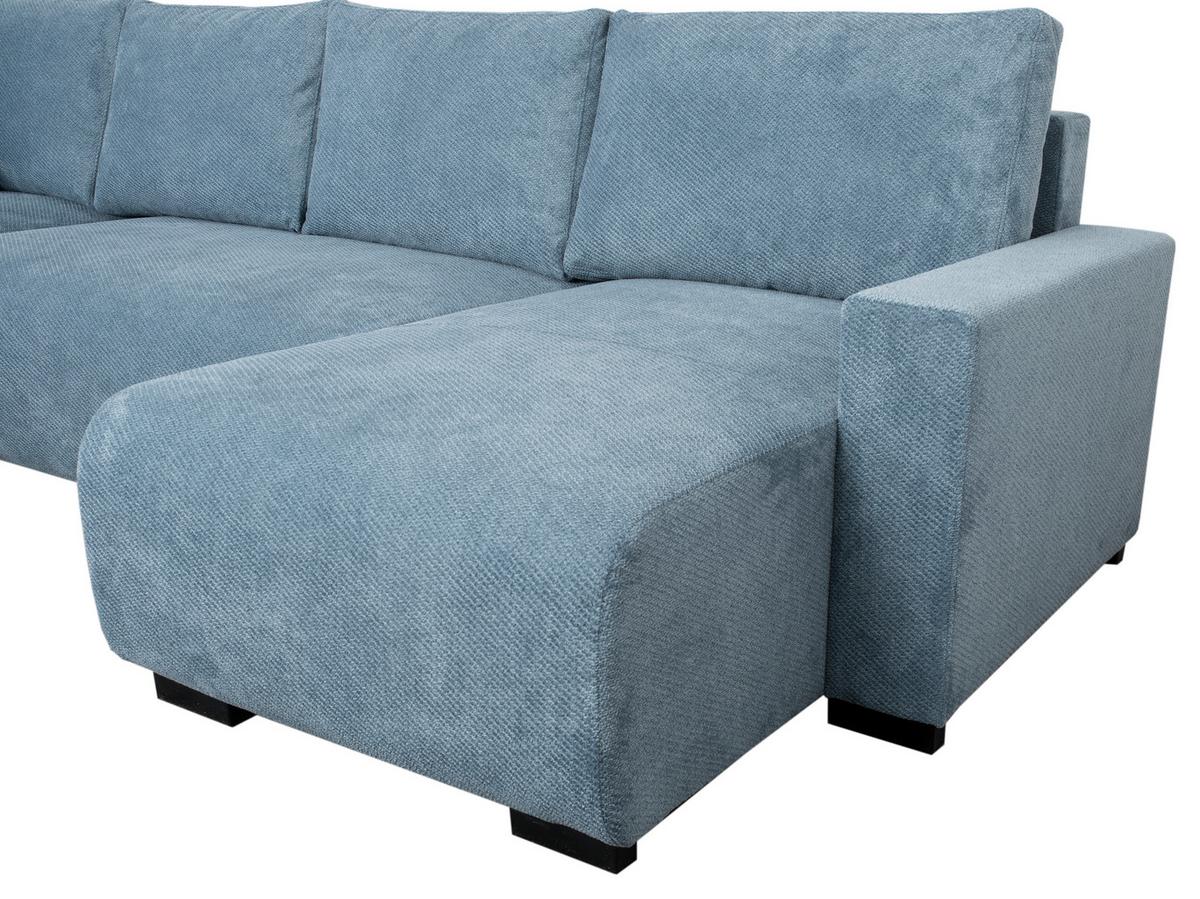 Canapea modulara VERONICE - albastru, Trend, textil (171/313/141cm)