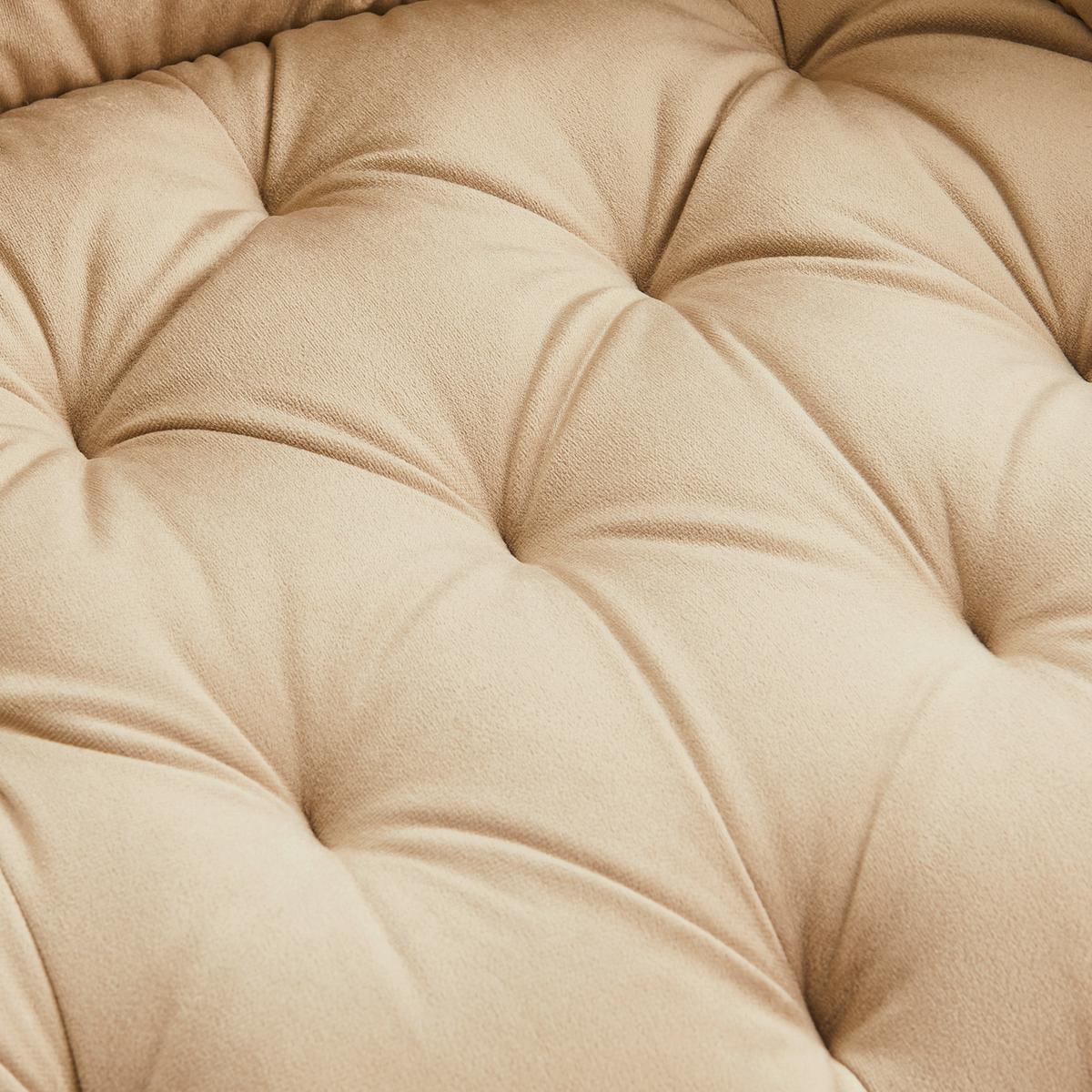 STOŁEK BAROWY LANGFORD - czarny/taupe, Modern, metal/drewno (55/105/57cm) - Livetastic
