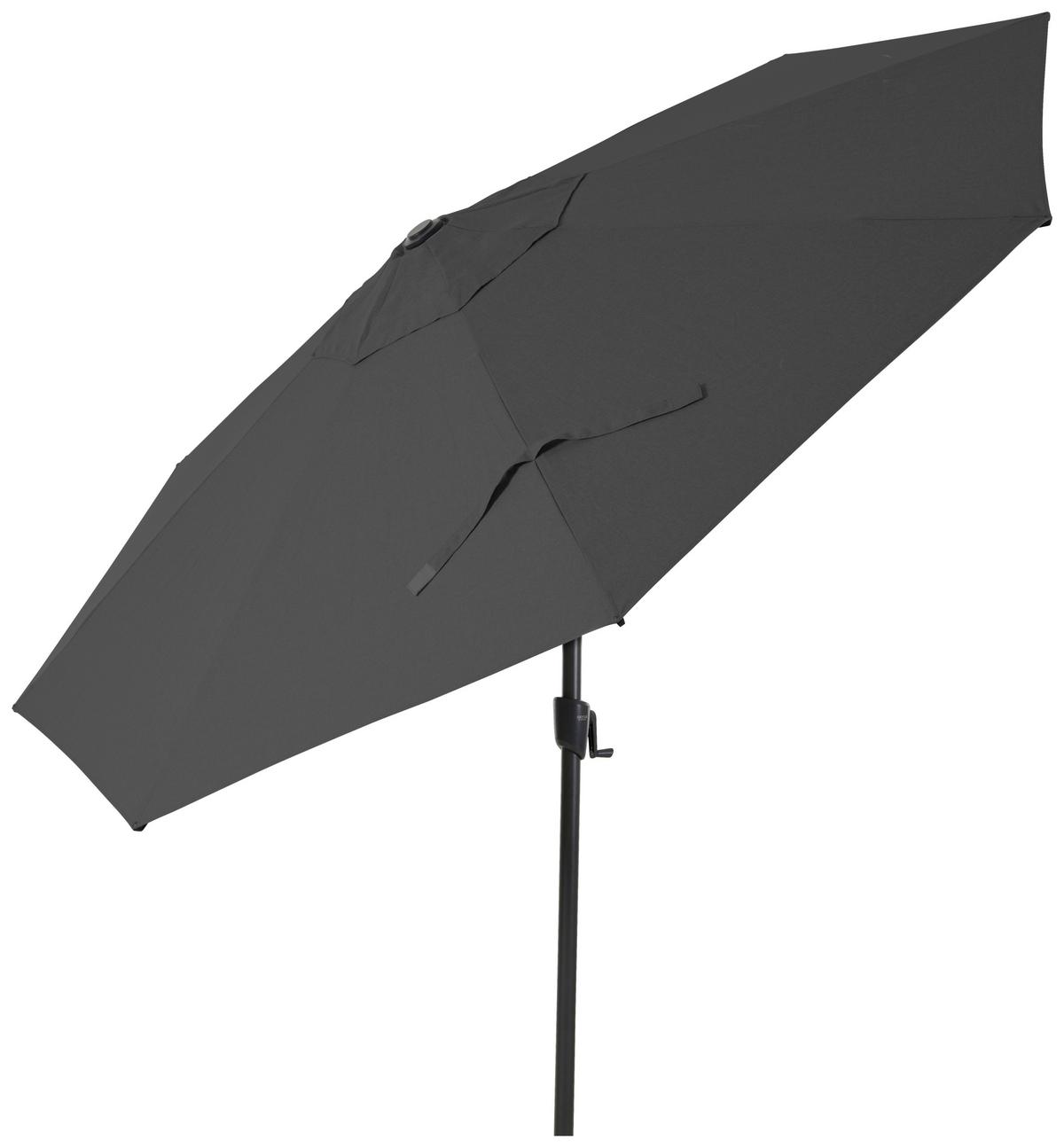 SONNENSCHIRM T60663 - Anthrazit, MODERN, Textil/Metall (300/300cm) - Siena Garden