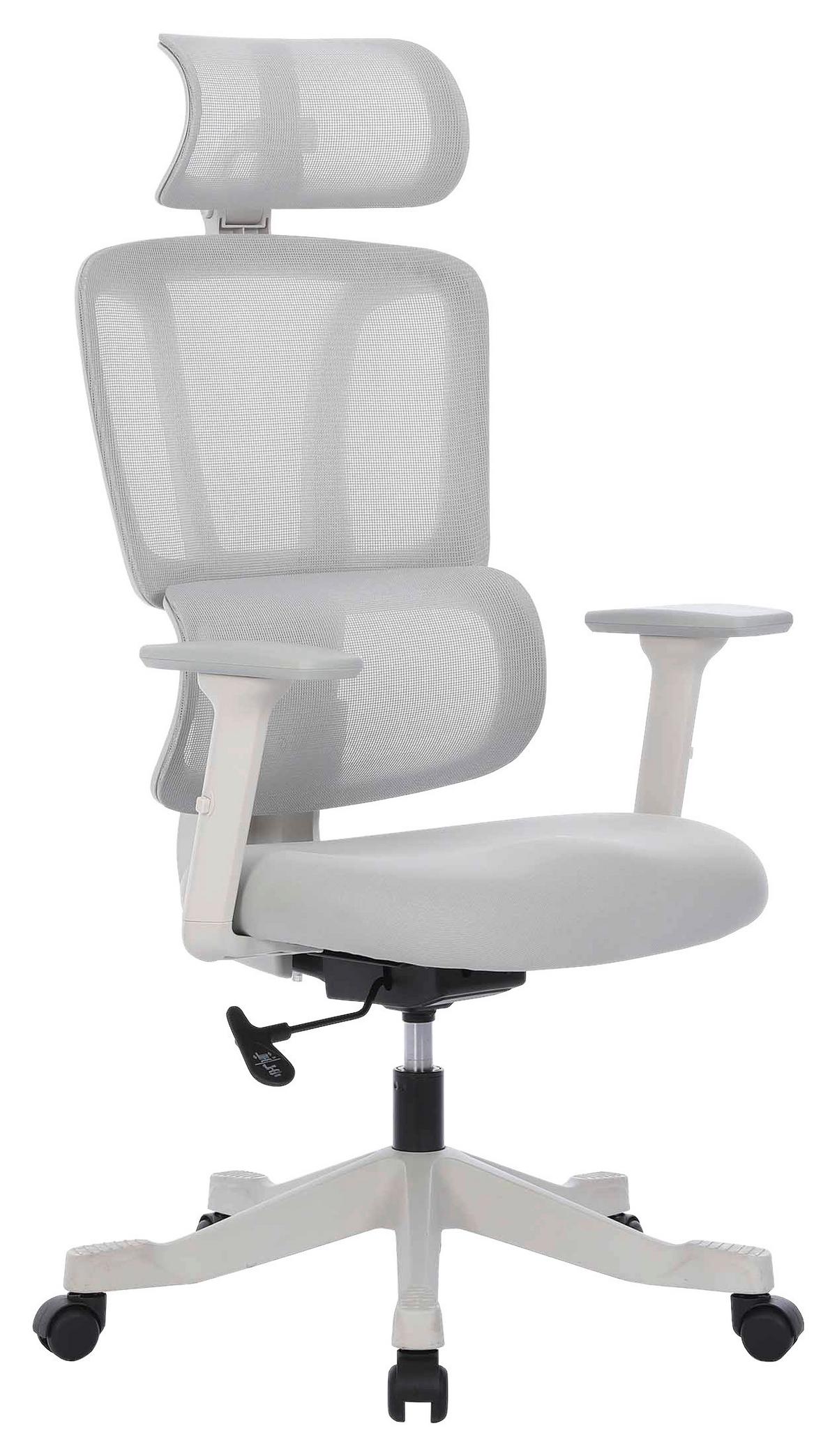 Uredska Stolica Triton - siva, Moderno, drvo/metal (67,5/120/128/63,5cm) - Premium Living