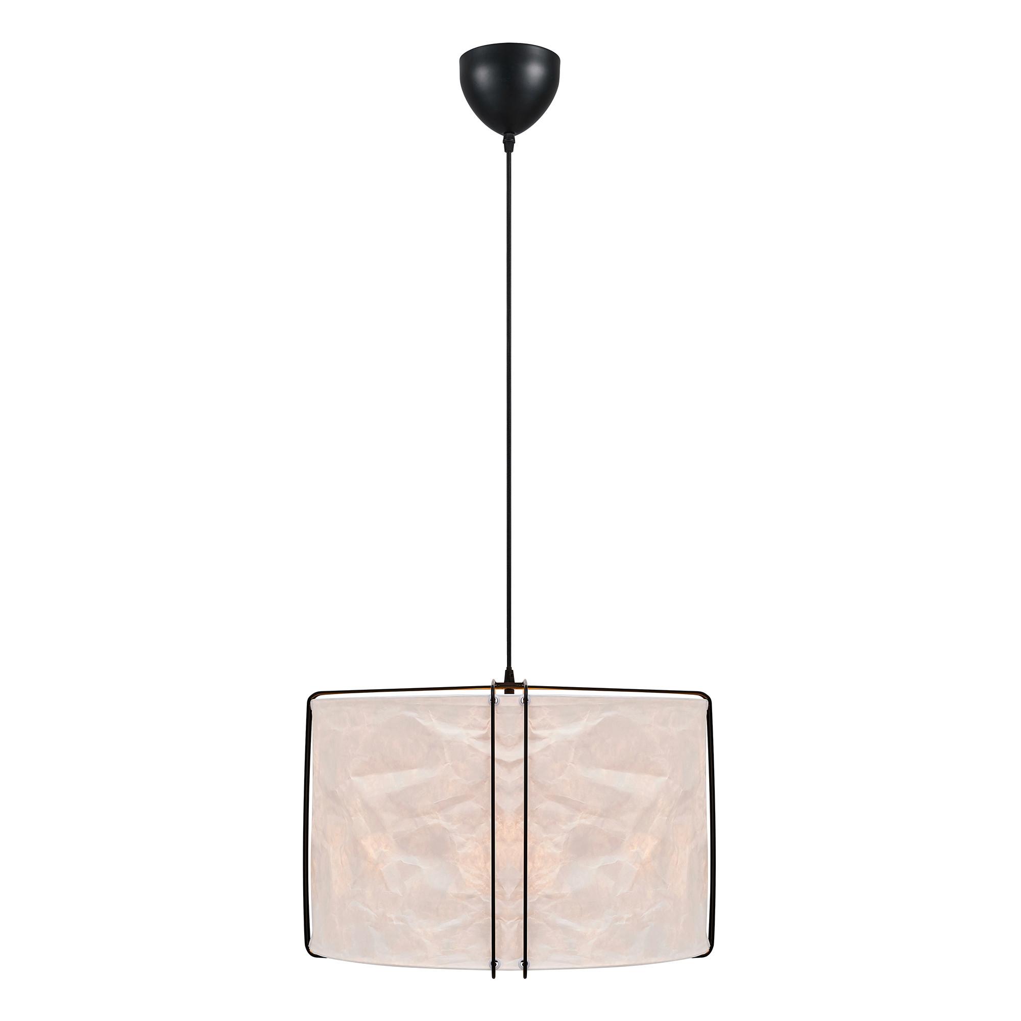 LAMPA WISZĄCA 2312423001 CARDINE 50 - czarny/biały, Design, tworzywo sztuczne/metal (50/37,5cm) - Nordlux