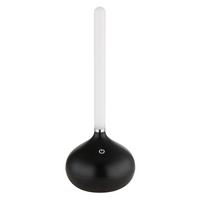 Stolna Punjiva Svjetiljka Turner - bijela/crna, Design, plastika (9,6/24,3cm) - Globo
