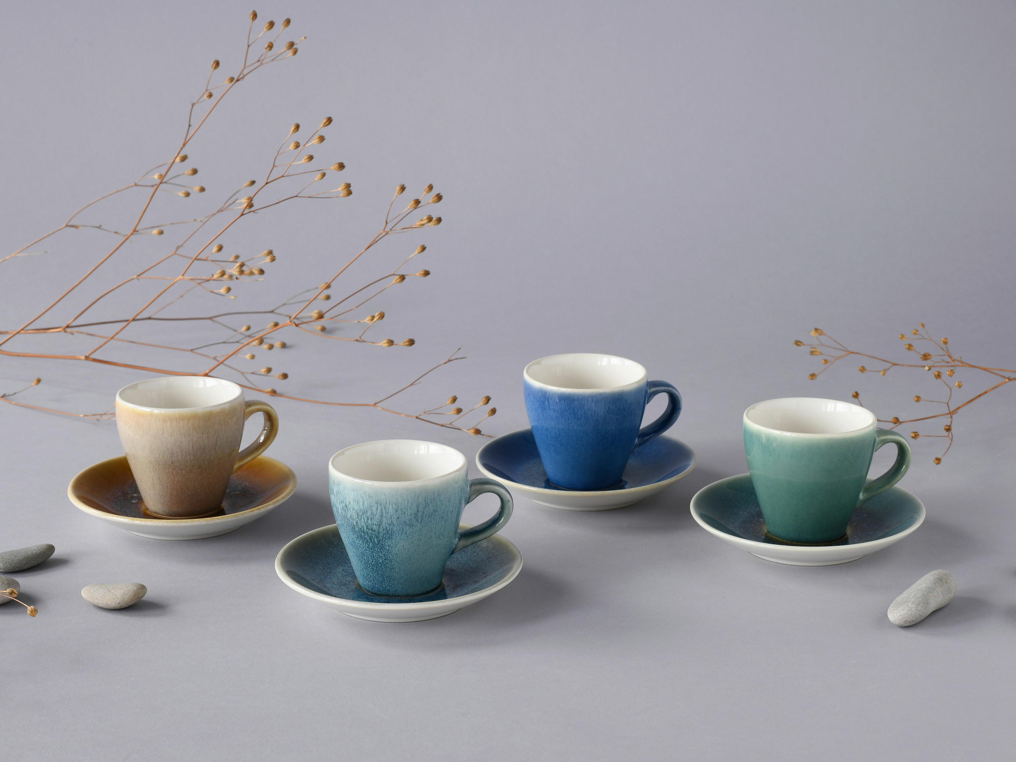 Kavni Servis Caldera Mix, 8-Delni - večbarvno, Basics, keramika - Creatable