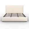 STOFFEN BED ALBA - Beige/Natuurlijke kleuren, Modern, Hout/Kunststof (180/200cm) - Bessagi Home
