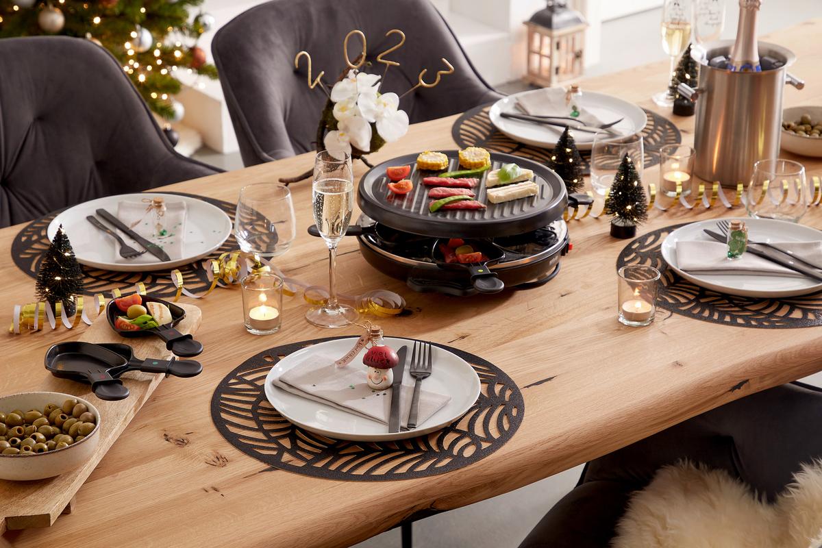 GRILL RACLETTE PK-R 066 - czarny, Konventionell, tworzywo sztuczne/metal (36.5/13/32.5cm) - Silva Homeline