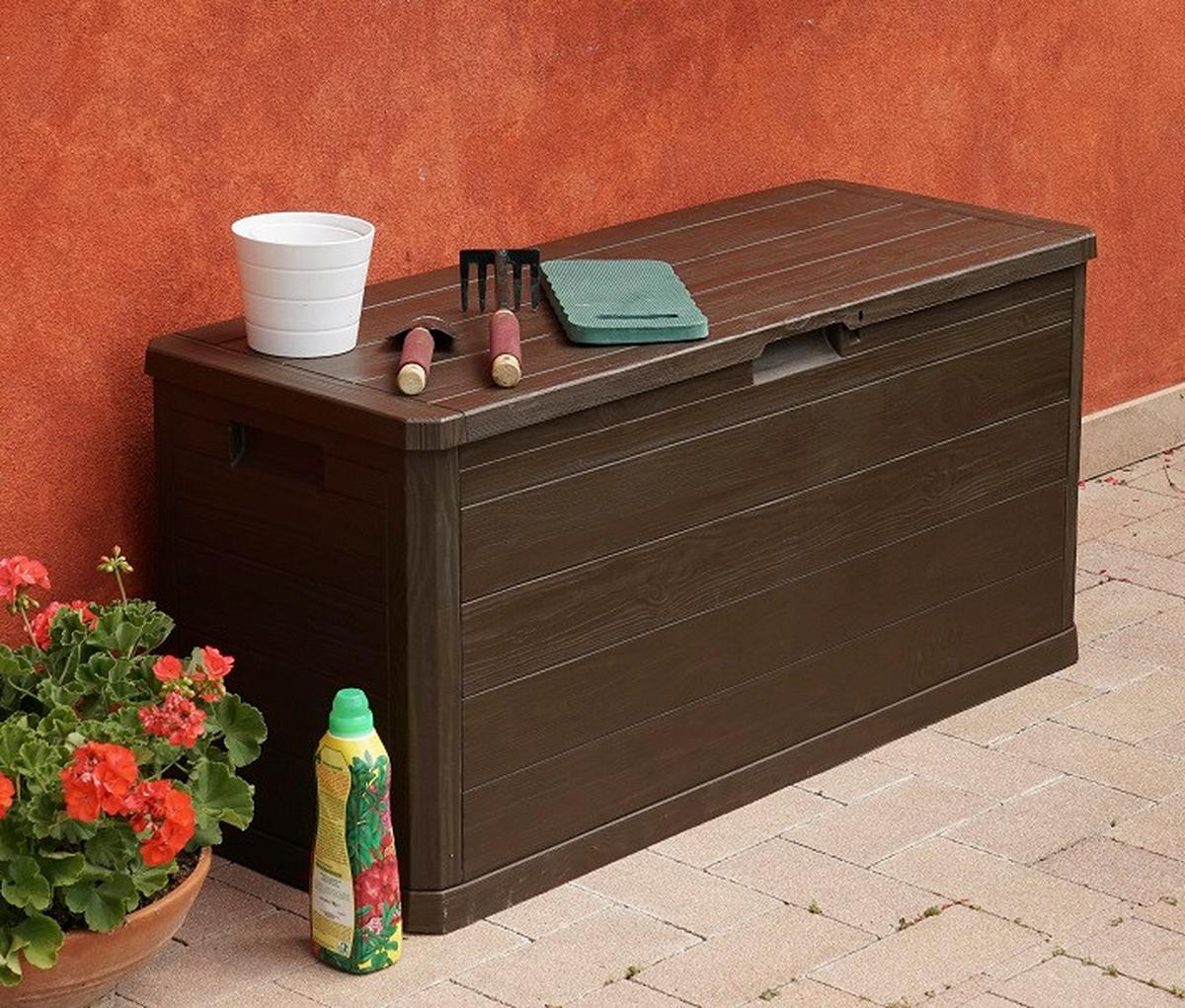 Zaboj Za Blazine Woody - rjava, Basics (117/56/45cm) - Mömax