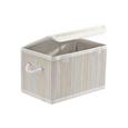 Korb Bamboo White - Weiß, Holz (29/18/19cm) - MÖMAX modern living