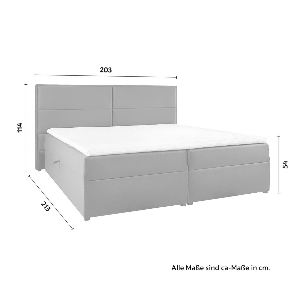 Postelja Boxspring Kilian, Modra, 180x200 spletno naročilo mömax