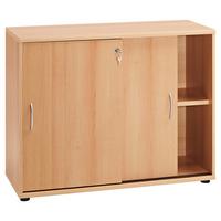 Aktenschrank Serie 4000 Buchefarbe - Buchefarben, Basics, Holzwerkstoff (100/77,4/39,5cm) - MID.YOU