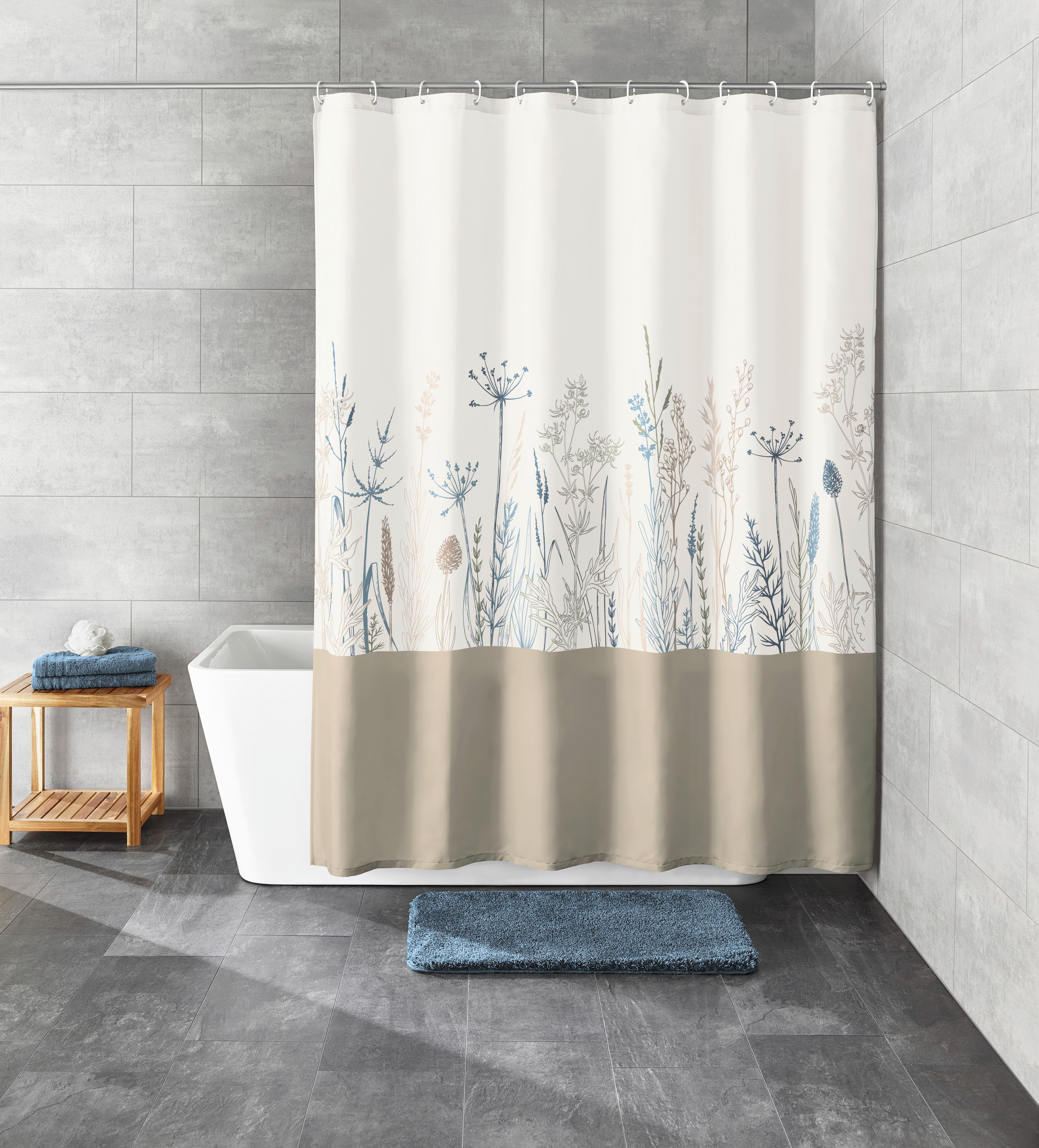ZASŁONA PRYSZNICOWA SAVANNAH - różnokolorowy, Basics, tkanina (180/200cm) - Kleine Wolke