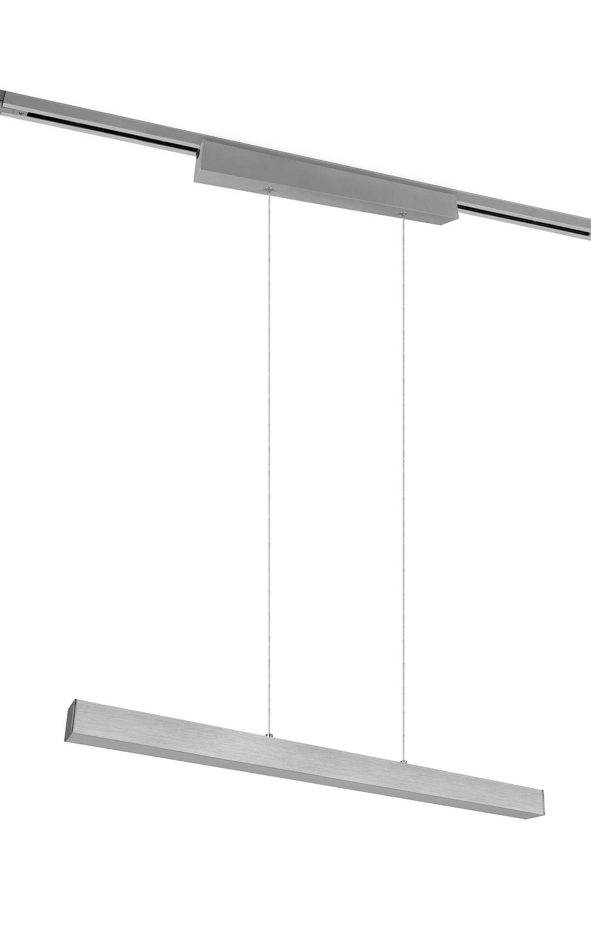 Schienensystem Duoline PL Paros in max. 29 Watt - Nickelfarben, Design, Metall (90/180/5cm) - Trio Leuchten