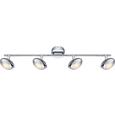 Strahler Gilles, max. 4x5 Watt - MODERN, Kunststoff/Metall (66/10/14cm) - Insido Strahler Gilles, max. 4x5 Watt - MODERN, Kunststoff/Metall (66/10/14cm) - Insido