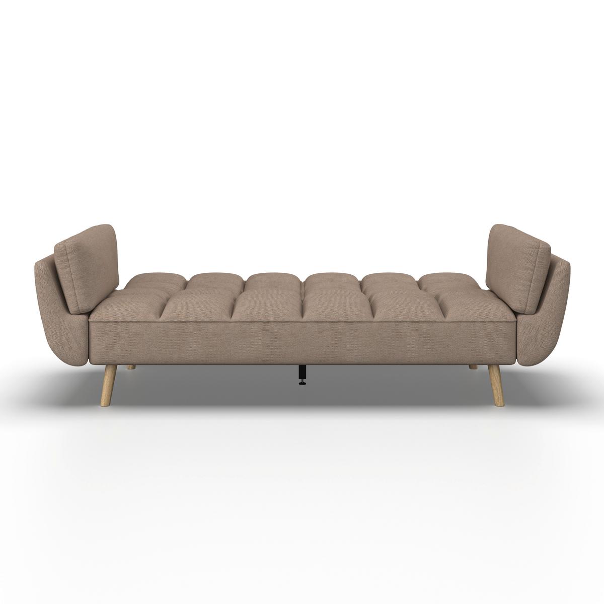 Kanapéágy Cora - barna, Modern, textil/fa (214/92/81cm) - Bessagi Home