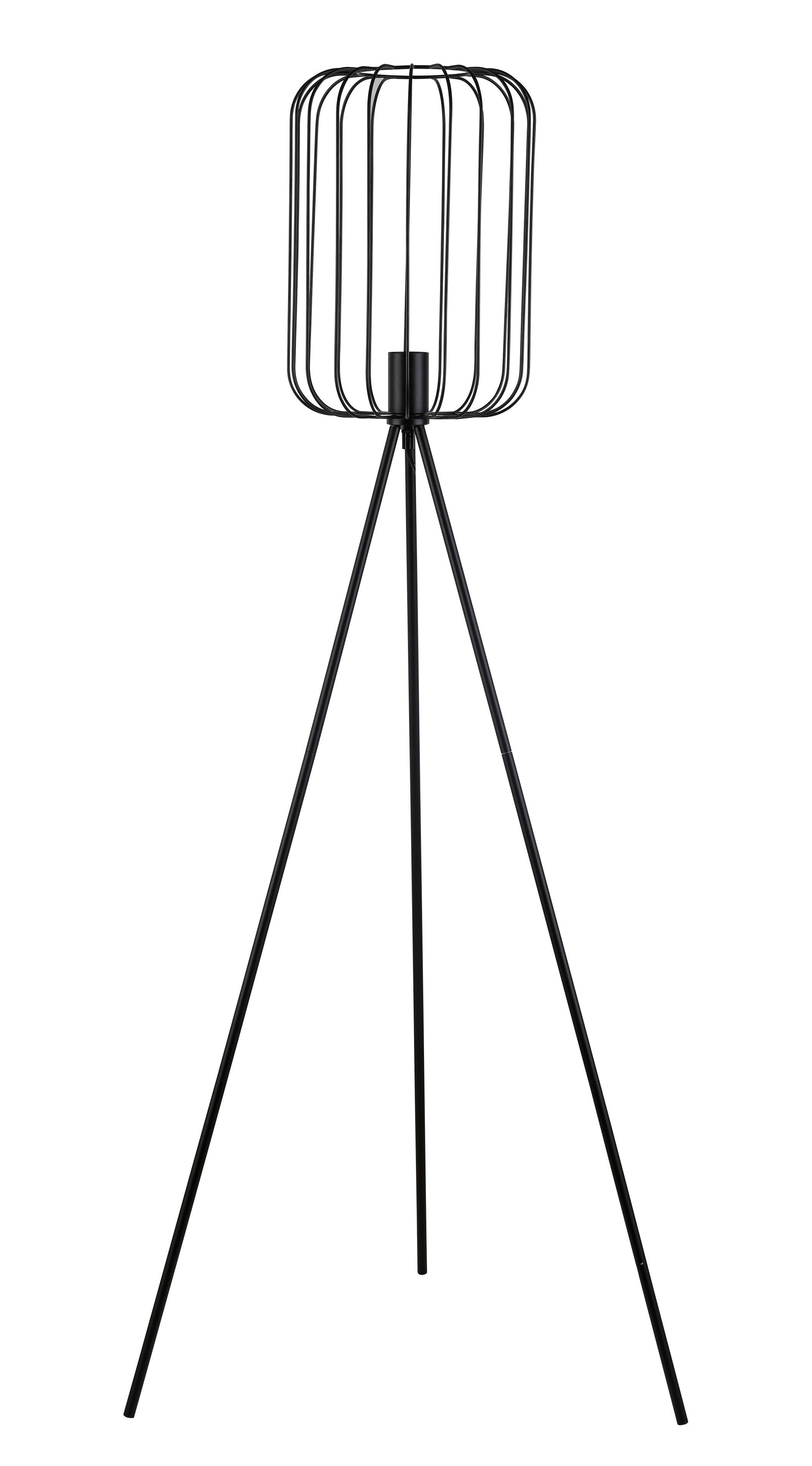 Lampadar Haruto - negru, Lifestyle, metal (26/104-140cm) - Modern Living