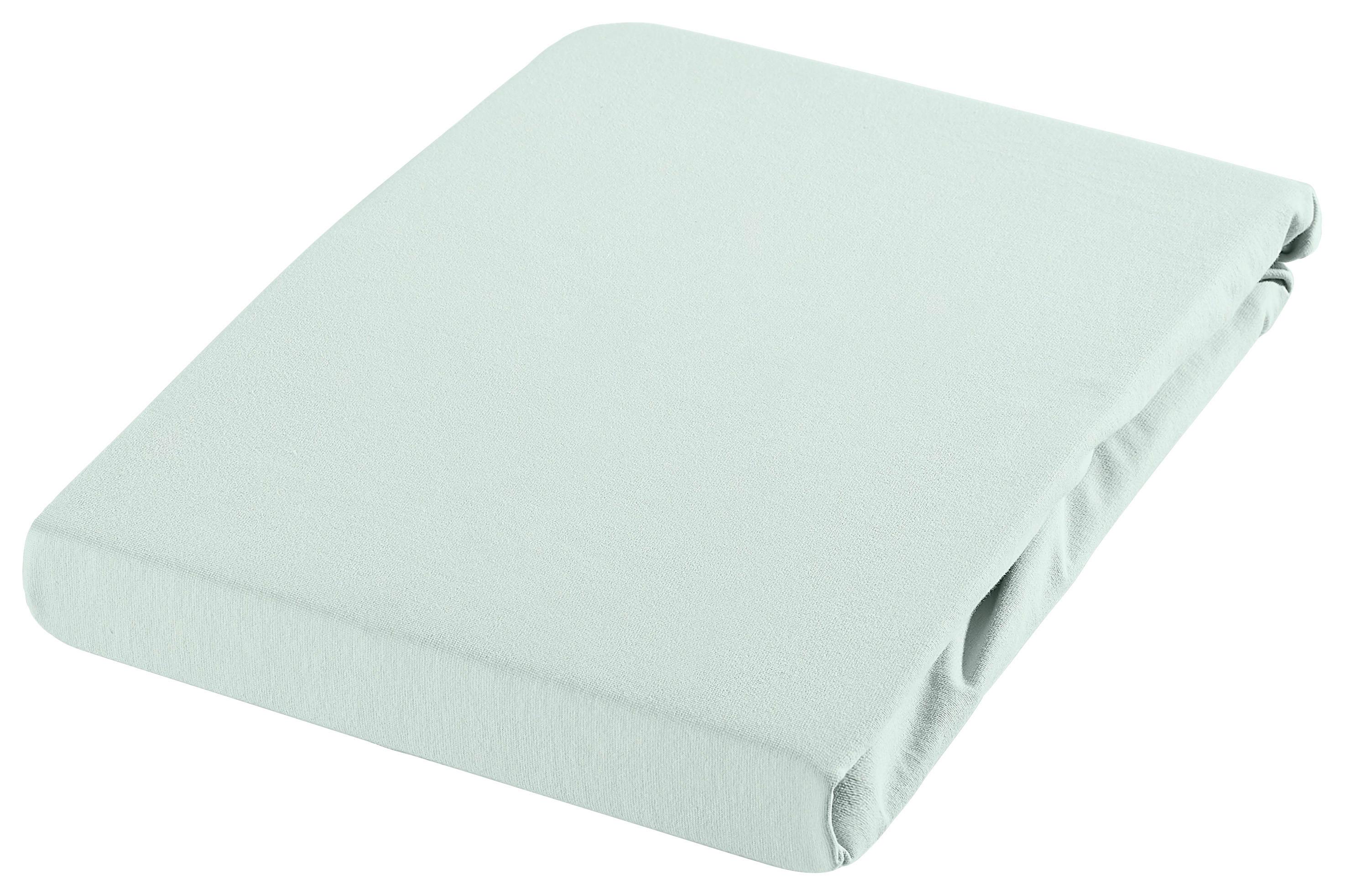 PRZEŚCIERADŁO Z GUMKĄ FLORENZ - miętowy, Basics, tkanina (180-200/200-220cm) - Novel