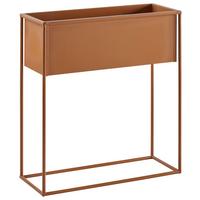 OSŁONKA NA DONICZKĘ CASTA I -PAZ- - brązowy, Basics, metal (47/50/18cm) - Modern Living